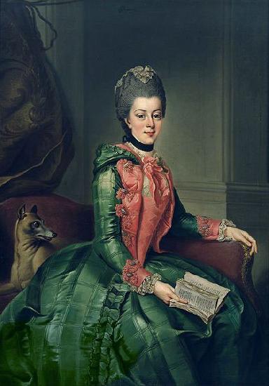 Johann Georg Ziesenis Portrait of Princess Frederika Sophia Wilhelmina